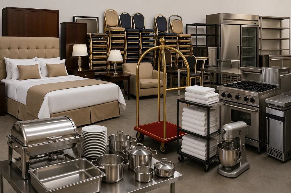 Gaziantep Toptan İkinci El Otel Ekipmanları Alım Satım